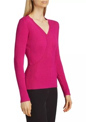 Elie Tahari The Veronica V-Neck Sweater