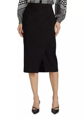 Elie Tahari The Vivienne Wrap-Front Skirt