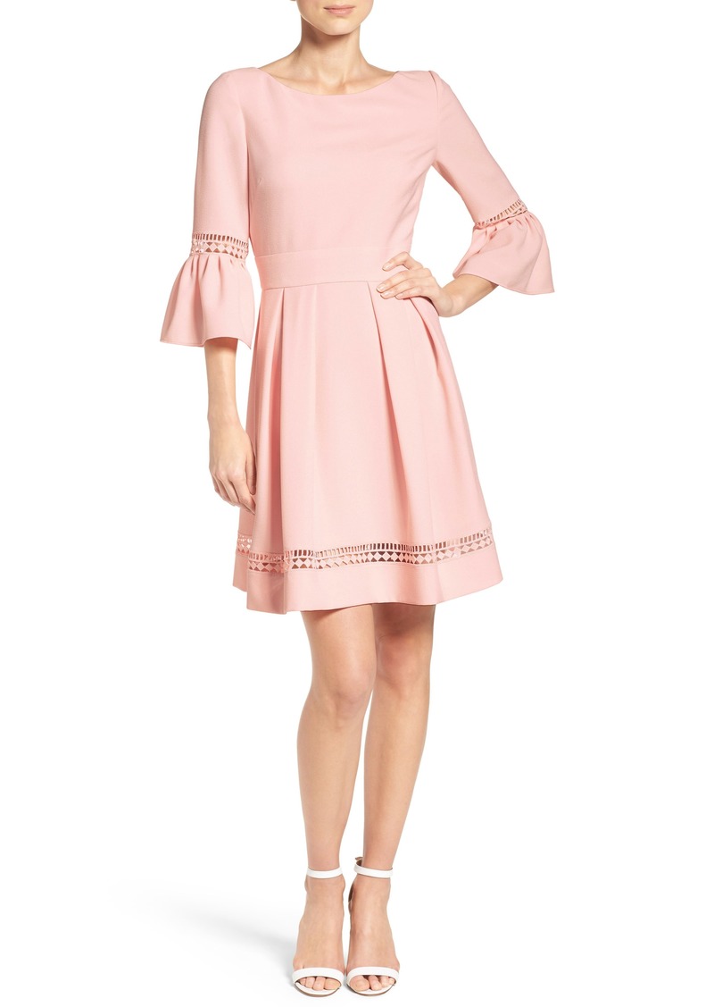 eliza j bell sleeve dress