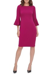 Eliza J Bell Sleeve Sheath Dress