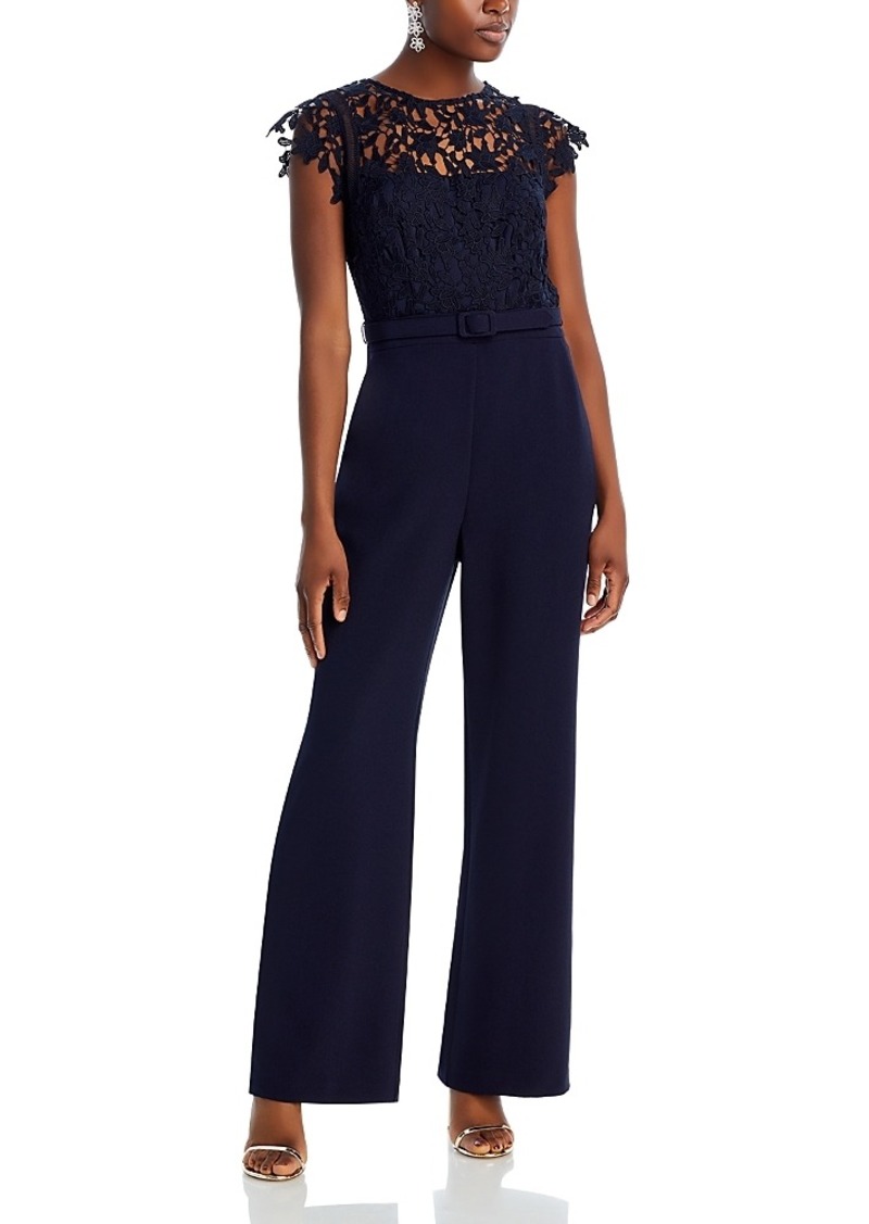 Eliza J Lace Bodice Jumpsuit