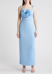 Eliza J Rose Sleeveless Scuba Gown