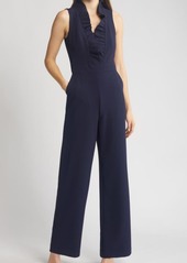 Eliza J Ruffle Neck Jumpsuit