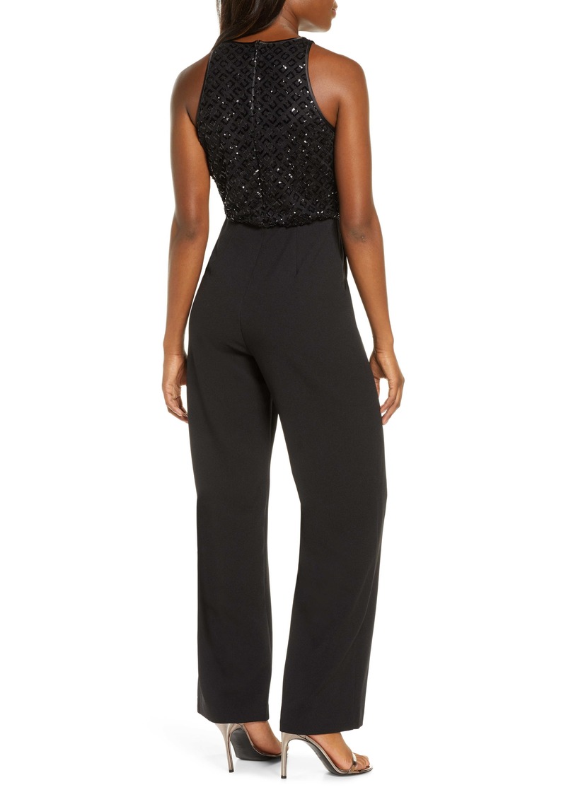 eliza j jumpsuit sequin