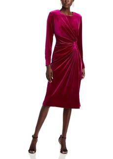 Eliza J Tuck Velvet Dress