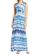 Eliza J Twist Front Knit Maxi Dress