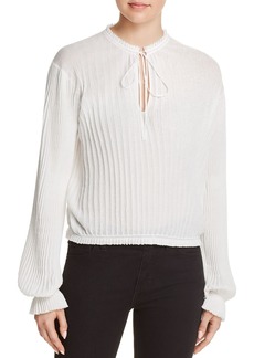 Elizabeth and James Murphy Pleated Knit Top