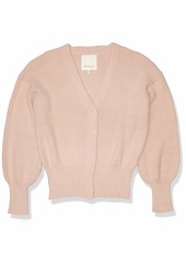 Ella Moss Women's Brinne Stylish V-Neck Crop Cardigan Sweater  XLarge