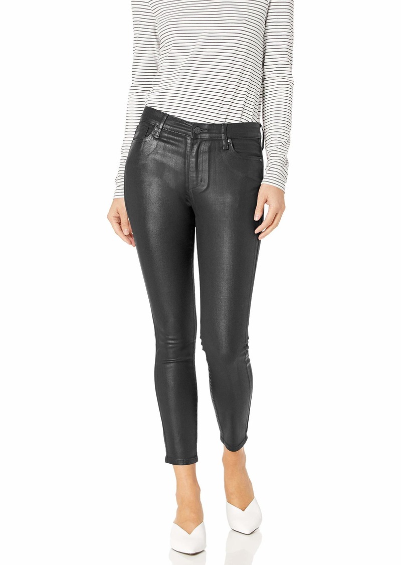 Ella Moss Women's High Rise Skinny Ankle Jean Black Fox-Coated