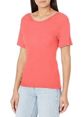 Ella Moss Women's Nancy Twist Back Short Sleeve Top