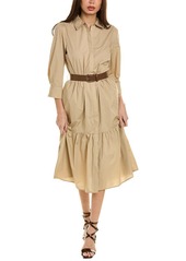 Ellen Tracy Belted Shirtdress