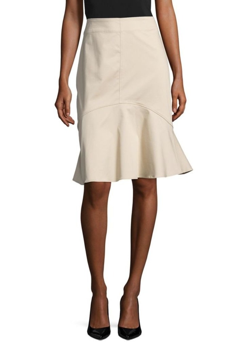 Ellen Tracy Ellen Tracy Petite Fitted Flounce Hem Skirt | Skirts