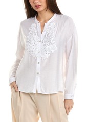 Ellen Tracy Lace Applique Top