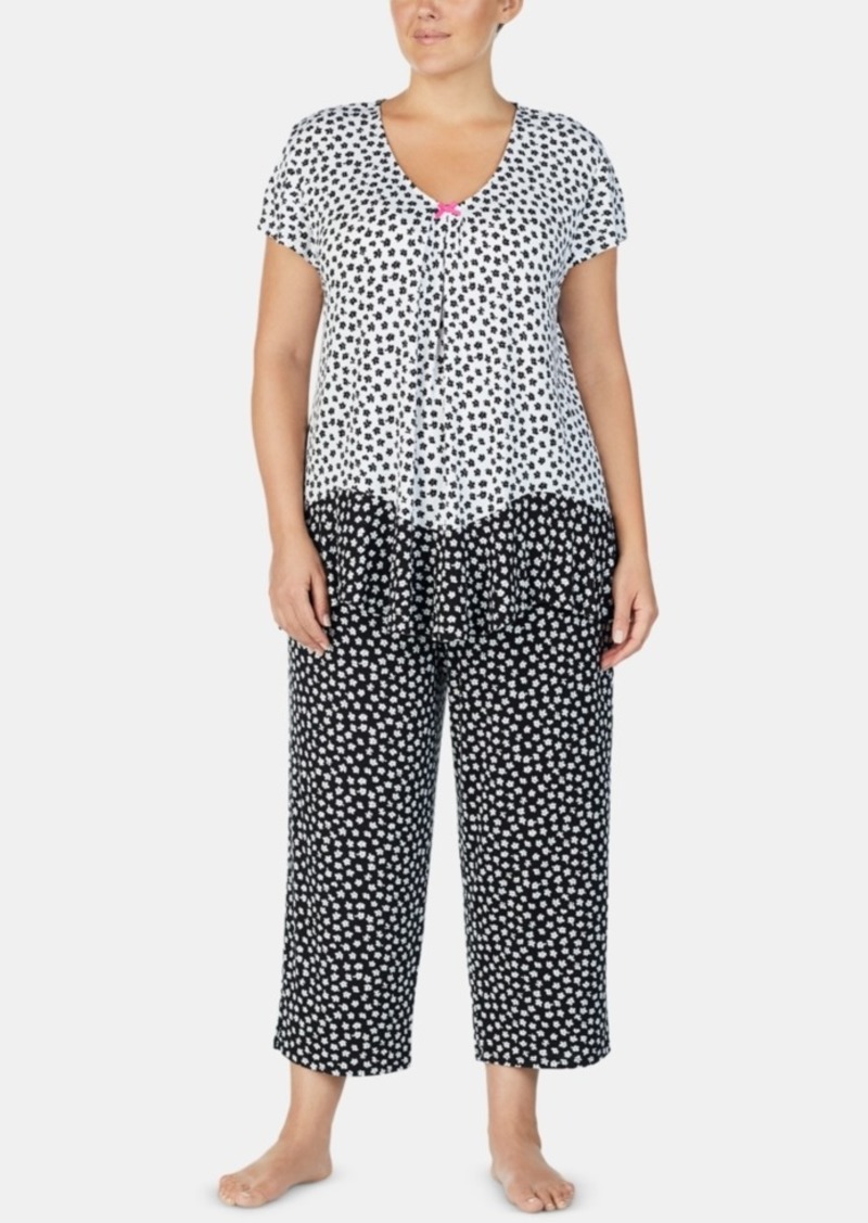 Ellen Tracy Ellen Tracy Plus Size Printed Pajama Top | Sleepwear