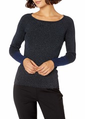 ELLEN TRACY Women's Size Colorblock Ribbed Sweater  Petite X-Large