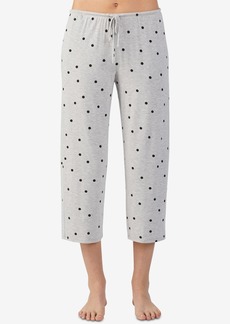 Ellen Tracy Yours to Love Capri Pajama Pants - Grey Dots