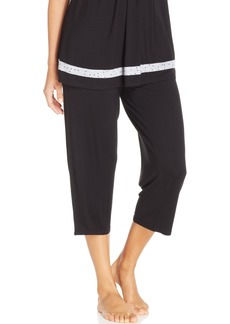 Ellen Tracy Yours to Love Capri Pajama Pants - Black