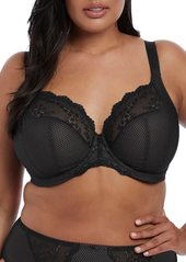 Elomi Charley Banded Stretch Lace Plunge Underwire Bra (4382)