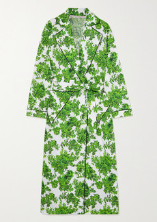 Emilia Wickstead Amana Belted Printed Cotton-voile Robe