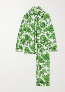 Emilia Wickstead Blanca Floral-print Cotton-voile Pajama Set