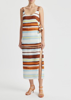 Emilia Wickstead - Birna High-Cut Midi Dress - Stripe - UK 6 - Moda Operandi