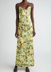 Emilia Wickstead Faith Floral Print Maxi Slipdress