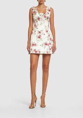 Emilia Wickstead Printed Duchesse Mini Dress