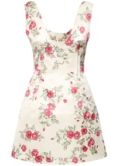 Emilia Wickstead Printed Duchesse Mini Dress