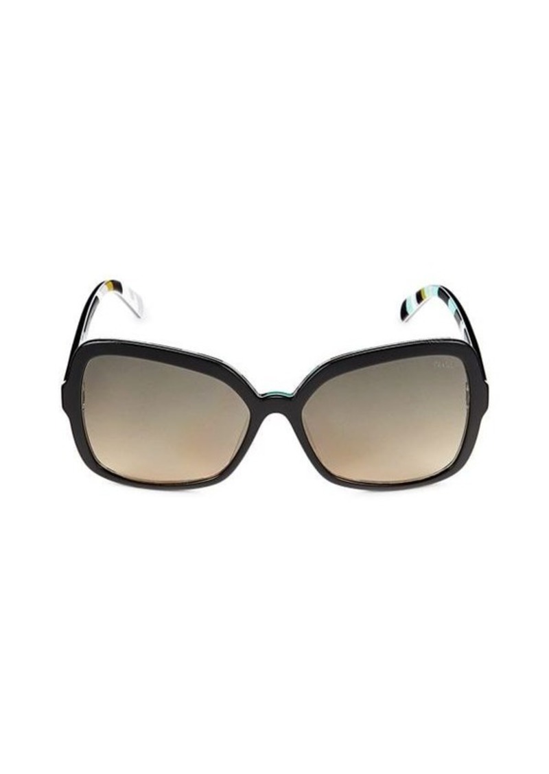 Emilio Pucci 60MM Butterfly Sunglasses