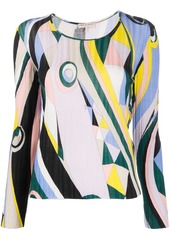 Emilio Pucci abstract intarsia jumper
