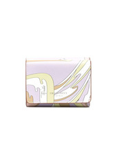 Emilio Pucci abstract print mini trifold wallet