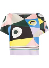 Emilio Pucci abstract-print top
