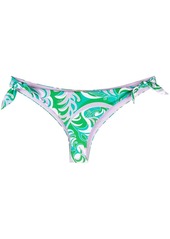 Emilio Pucci knot-detail graphic-print bikini bottoms