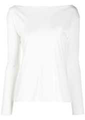 Emilio Pucci boatneck long-sleeve top