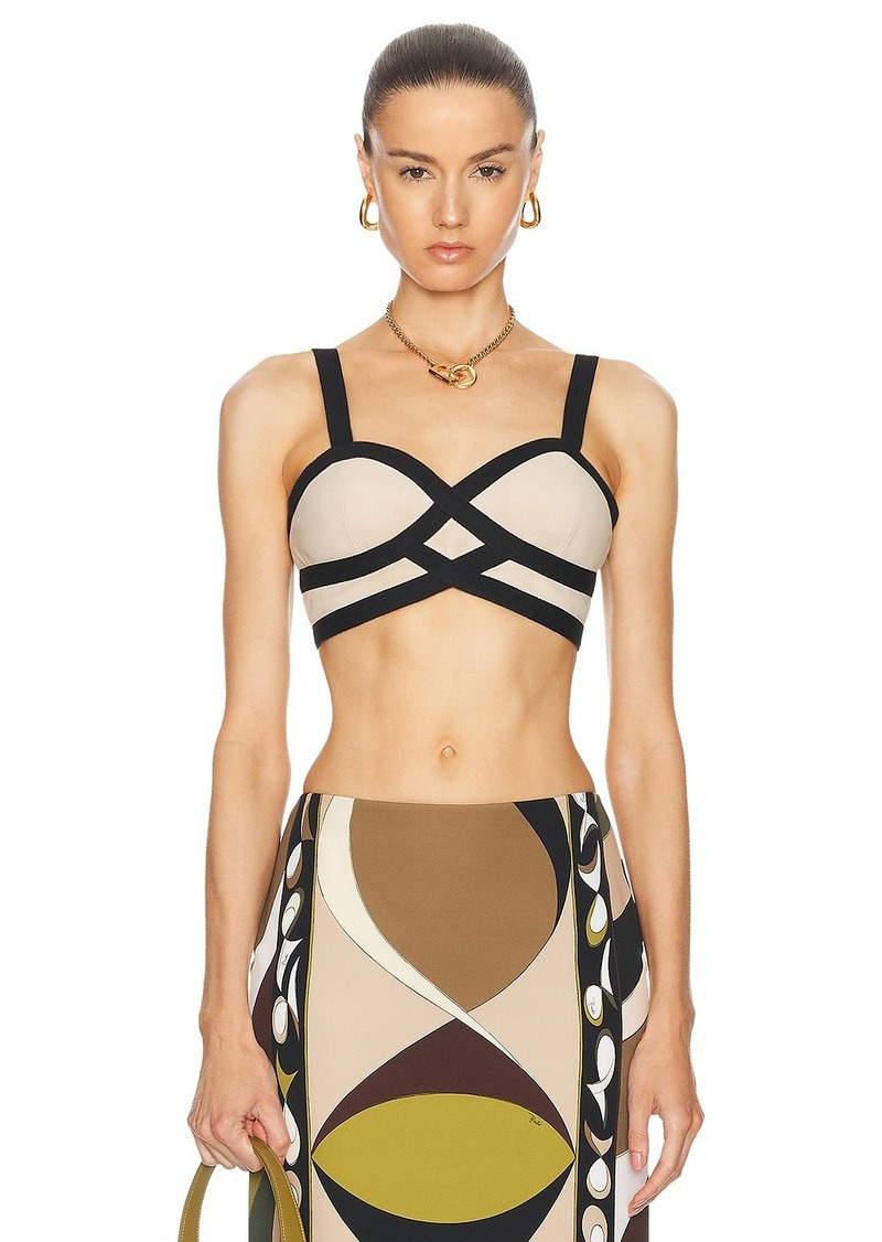 Emilio Pucci Crop Tank Top