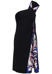 Emilio Pucci Woman One-shoulder Sequin-embellished Jersey Dress Black