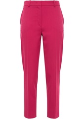 Emilio Pucci Woman Stretch-wool Twill Tapered Pants Magenta