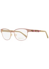 Emilio Pucci Women's Oval Eyeglasses EP5016 074 Pink/Powder Pink 53mm