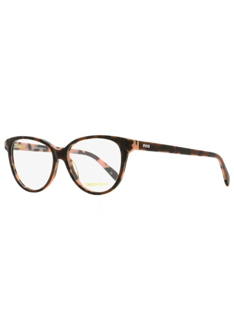 Emilio Pucci Women's Oval Eyeglasses EP5077 050 Rose Havana 53mm