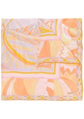 Emilio Pucci geometric print silk scarf