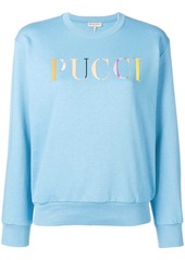 Emilio Pucci Logo Print Jersey Sweatshirt