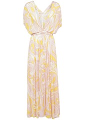 Emilio Pucci Printed Light Jersey Long Dress