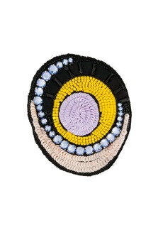 Emilio Pucci round embellished brooch