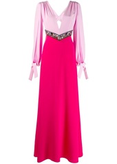 Emilio Pucci sequin embellished colour block dress