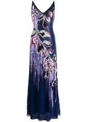 Emilio Pucci sequin embellished peony dress