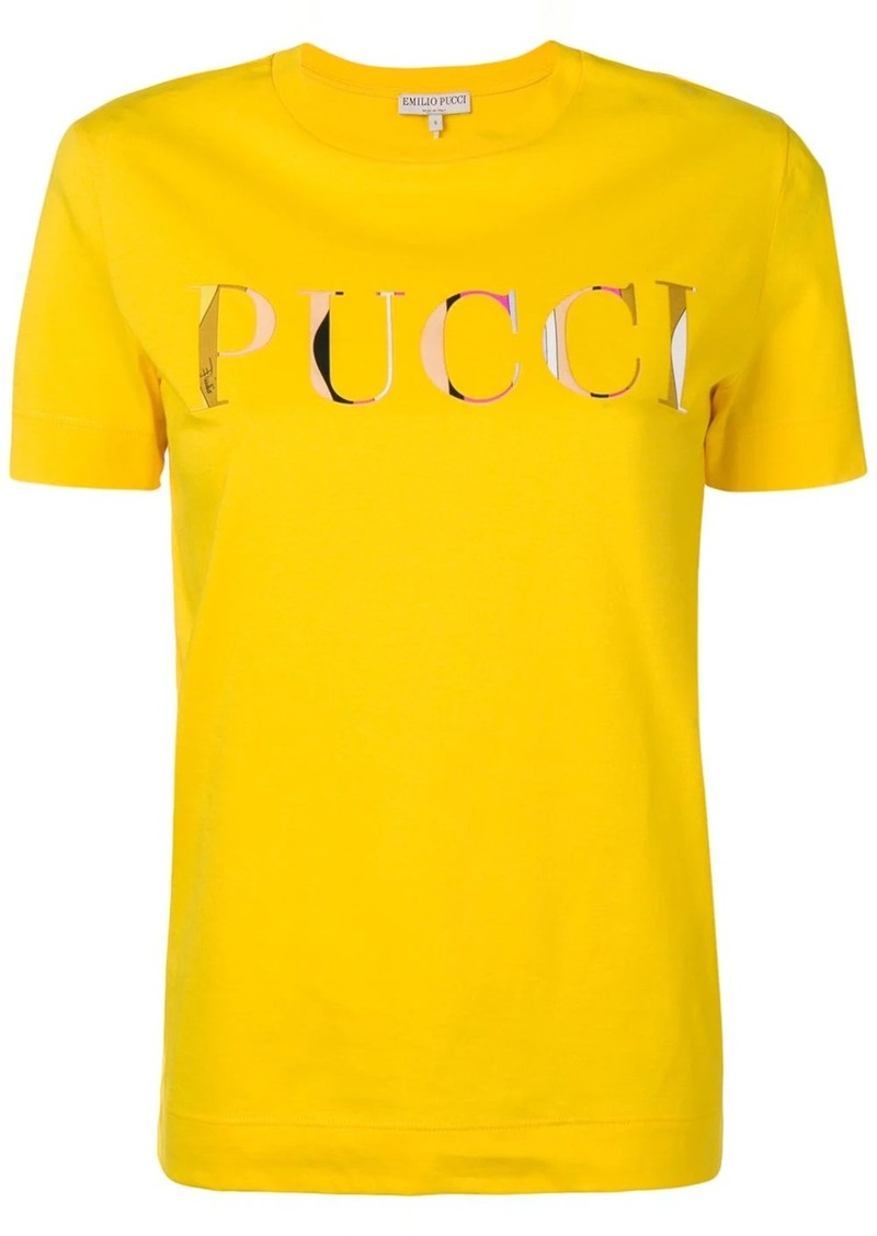 Emilio Pucci Guanabana print logo T-shirt | Tops