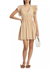 En Saison Brubeck Ruffled Minidress