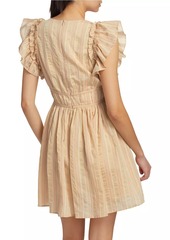 En Saison Brubeck Ruffled Minidress