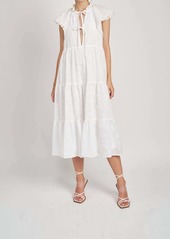 En Saison Delilah Midi Dress In White