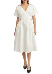 En Saison Women's Lorena Short-Sleeve Midi Dress - Off White